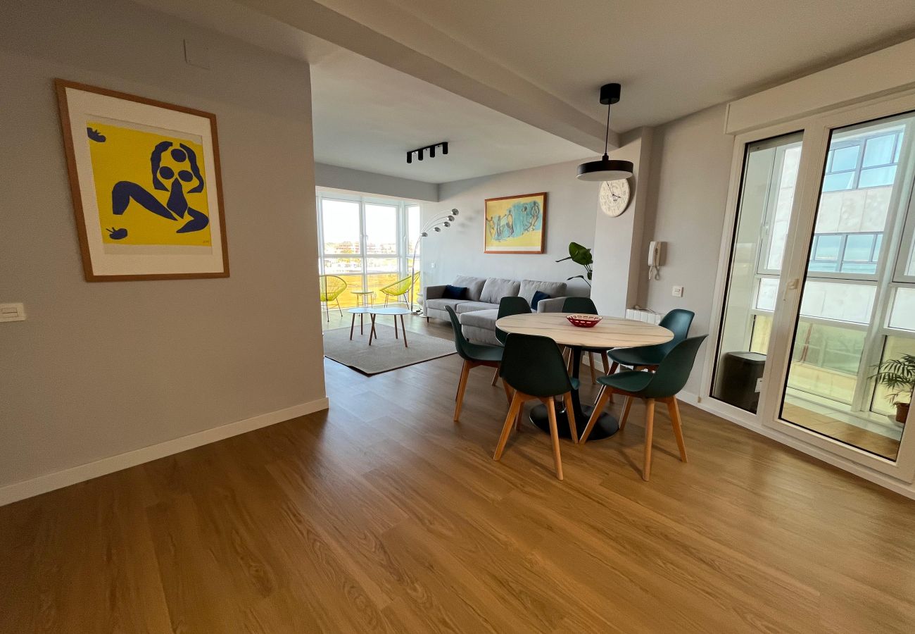 Apartamento en Gijón - 1E143 5 dormitorios en primera linea de playa 